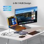BENFEI USB-C Laptop Stand with 6-in-1 Hub