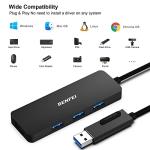BENFEI 2-in-1 USB-C Hub with 4 Ports