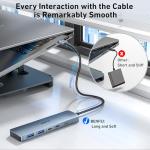 BENFEI 6-in-1 USB-C Hub with HDMI and Power Delivery