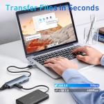 BENFEI USB-C Ethernet Adapter and 3-Port Hub