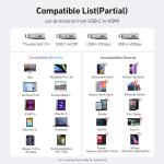 4K USB-C to HDMI Adapter for MacBook and More