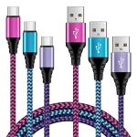 3-Pack USB-C Fast Charge Cable - 6FT Each