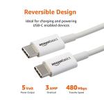Amazon Basics USB-C to USB-C Fast Charger Cable 1.8m
