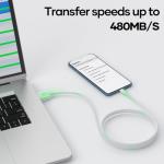 2-Pack 1M USB C Fast Charging Cable