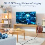 5M USB-C Braided Fast Charging Cable
