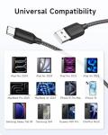 RAVIAD 50CM USB C Fast Charging Cable - Black
