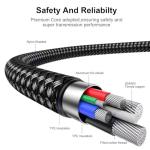 5M USB-C Braided Fast Charging Cable
