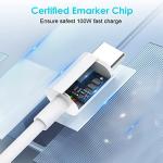 6FT USB C Fast Charger Cable 100W 5A