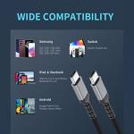 20CM USB-C to USB-C Fast Charging Cable 3-Pack
