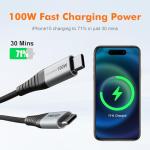 2m 100W USB-C to USB-C Fast Charger Cable