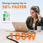 2m 100W USB-C to USB-C Fast Charger Cable