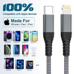 USB C to Lightning Cable 2-Pack for iPhone