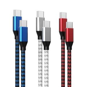 6FT USB-C to USB-C Charger Cable 3-Pack