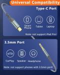 USB C to 3.5mm Audio Jack Cable