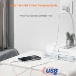 USB C Fast Charging Cable for iPhone and More
