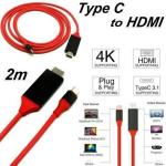 2M USB-C to HDMI Cable 4K Converter