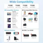 ZTech 4K USB C to HDMI Cable (2M)