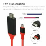 2M USB-C to HDMI Cable 4K Converter