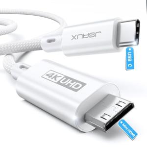 JSAUX 10FT USB C to Mini HDMI Cable