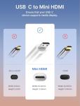 JSAUX 10FT USB C to Mini HDMI Cable