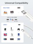 JSAUX 10FT USB C to Mini HDMI Cable