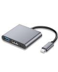 USB-C to HDMI Cable and 3-Port Hub
