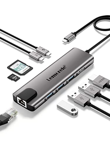 Lemorele 9 in 1 USB C Hub Adapter