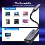 80Gbps USB-C to DisplayPort 2.1 Adapter