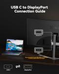 8K USB C to DisplayPort 1.4 Adapter