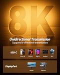 8K USB C to DisplayPort 1.4 Adapter
