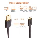 USB-A to Micro USB Charging Cable, 1.82m