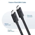 20 Gbps USB-C to USB-C Fast Charger Cable