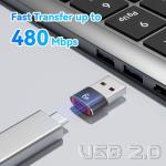 AGEEMY USB-C to USB Adapter 3-Pack