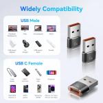 AGEEMY USB-C to USB Adapter 3-Pack