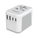 TESSAN Universal Travel Adapter with USB-C and USB-A Ports