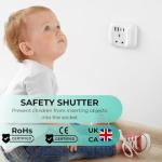 20W Fast Charging 5-in-1 Travel Adapter