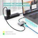USB-C Gigabit Ethernet Adapter with 60W Charging