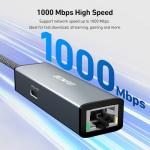 USB-C to Ethernet Adapter with Power Delivery