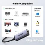 UGREEN USB-C Ethernet Adapter for Fast Internet