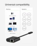 Belkin USB-C to Ethernet + 100W Charge Adapter