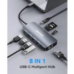 ABLEWE 8-in-1 USB-C Hub with Ethernet & HDMI