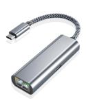 USB-C Ethernet Adapter with Charging Port 60W