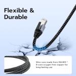 USB C to Ethernet Cable 2M - Gigabit LAN Adapter