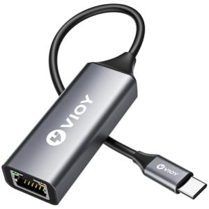 VIOY USB-C to Ethernet Adapter, 1Gbps Speed