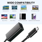 USB C to Ethernet Adapter for MacBook and More