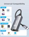 VIOY USB-C to Ethernet Adapter, 1Gbps Speed