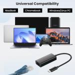 USB C to Ethernet Adapter for MacBook and More