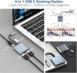 USB C to Dual HDMI 4K Adapter