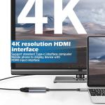 USB-C to HDMI 4K Adapter for Devices