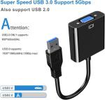 USB to VGA Adapter for Multi-Display Setup